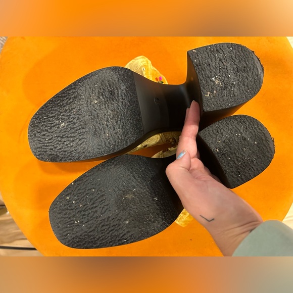 Betsy Johnson tan faux suede embellished Harriet boots - Picture 7 of 9